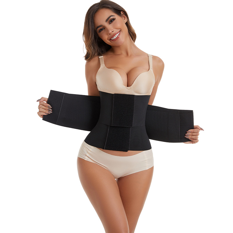 Tummy Wrap Body Shaping Waist Corset Shaper 3 Segmented Waist Trainer Girdle for Women Shapewear